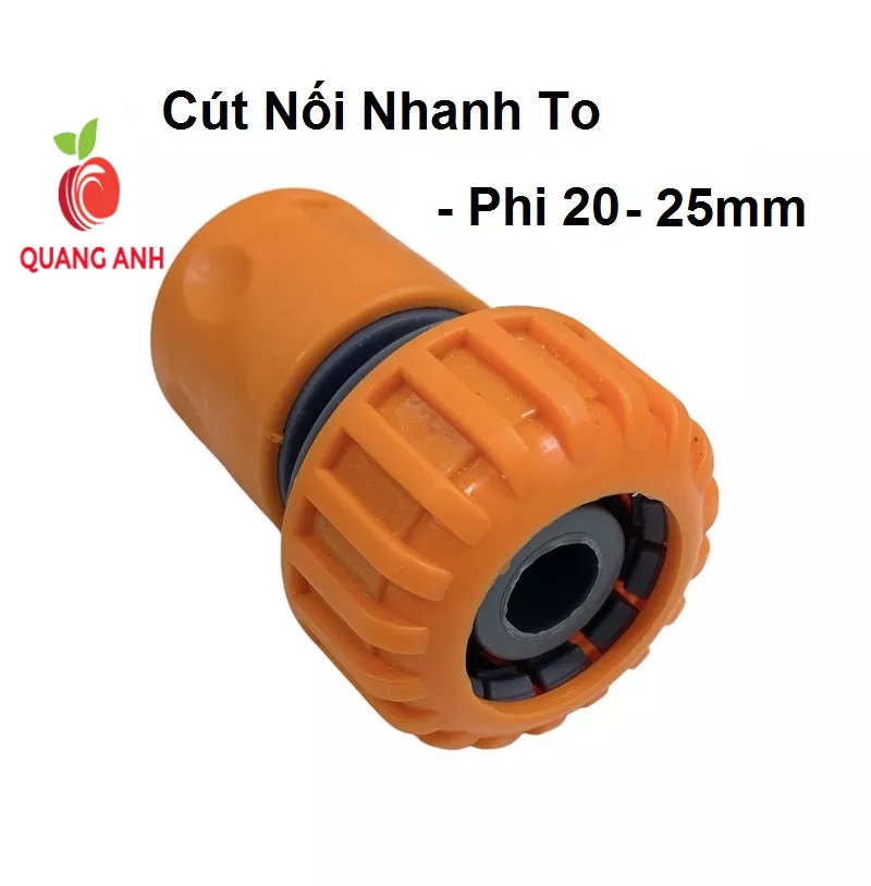 Đầu Nối Nhanh, Cút Chuyển Nối Chuyển Nhanh Cho Ống Nước Phi 20-25 mm