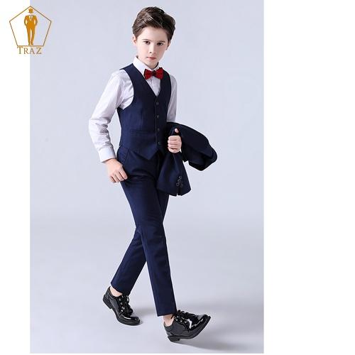 Bộ, Set Vest Đen, Xanh Cho Bé Trai, Trẻ Em, Con Nít