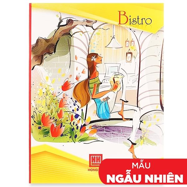 Vở Class Bistro - 4 Ly Ngang 200 Trang - Hồng Hà 0403 (Mẫu Màu Giao Ngẫu Nhiên)