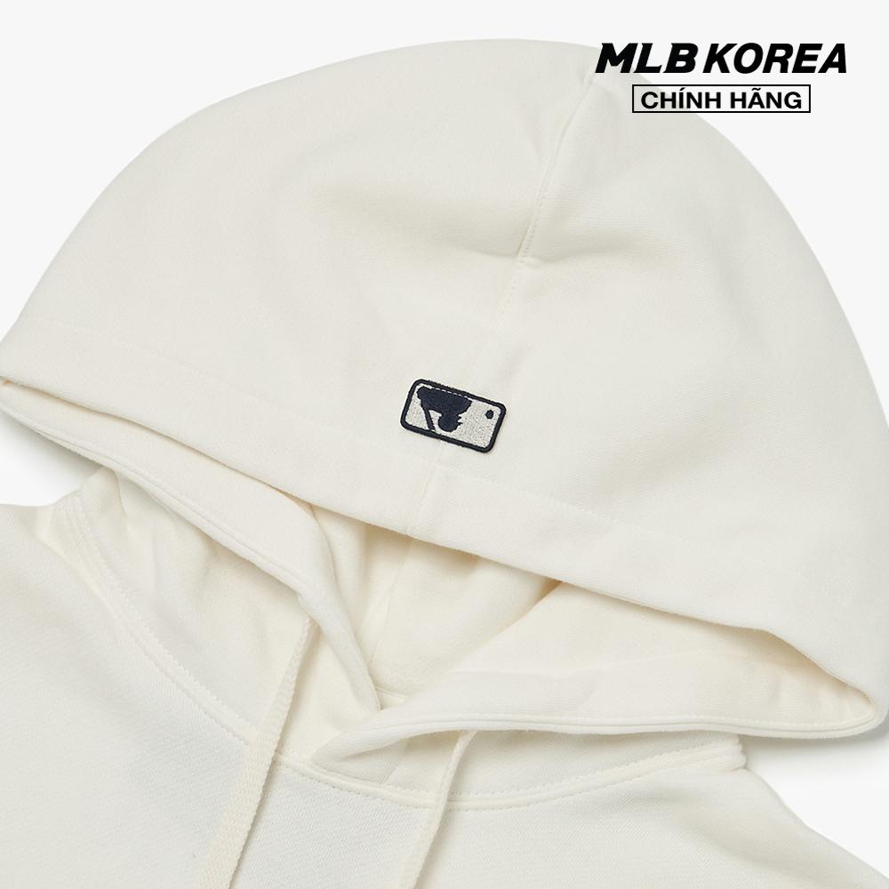 MLB - Áo hoodie tay dài phối mũ Basic Big Logo Brushed Mega Overfit 3AHDB0326-50IVS
