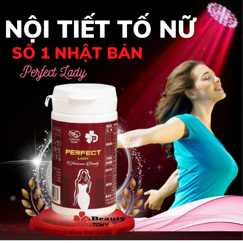 Nội tiết Tố Nữ Perfect Lady giúp phục hồi estrogen kéo dài thanh xuân