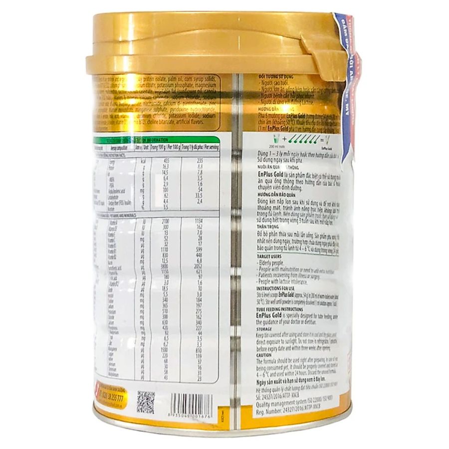 3 Hộp Sữa Bột Nutifood Enplus Gold (900g)