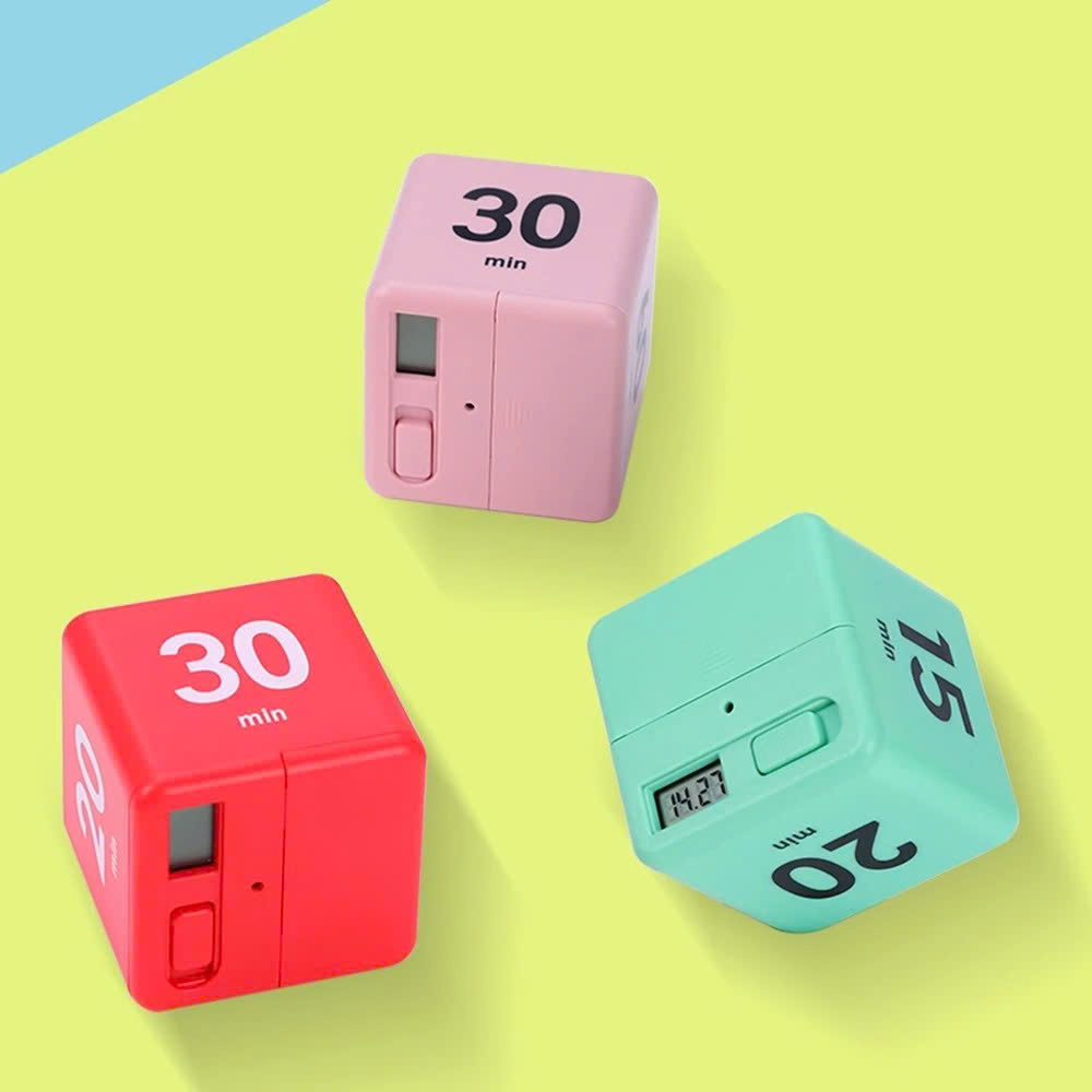 Đồng Hồ Bấm Giờ Đếm Ngược Pomodoro 5-15-25-45 Phút Hẹn Giờ Nấu Ăn Học Tập Tập Thể Dục Quản Lý Thời Gian Hiệu Quả MÀU XANH DA TRỜI