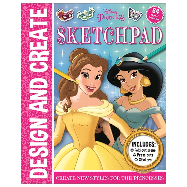 Disney Princess Design And Create Sketchpad