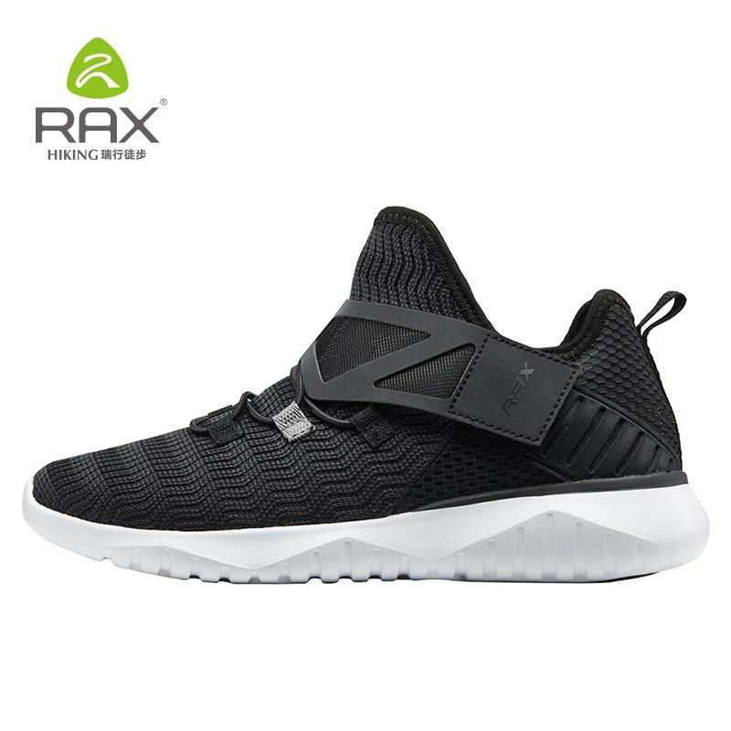 Rax 2018 Mùa đông mùa đông mới nhất Giày đi bộ Giày đi bộ nhẹ nhàng chạy bộ chạy bộ chạy bộ nữ chạy bộ giày thể thao ngoài trời 478W Color: black Shoe Size: 39