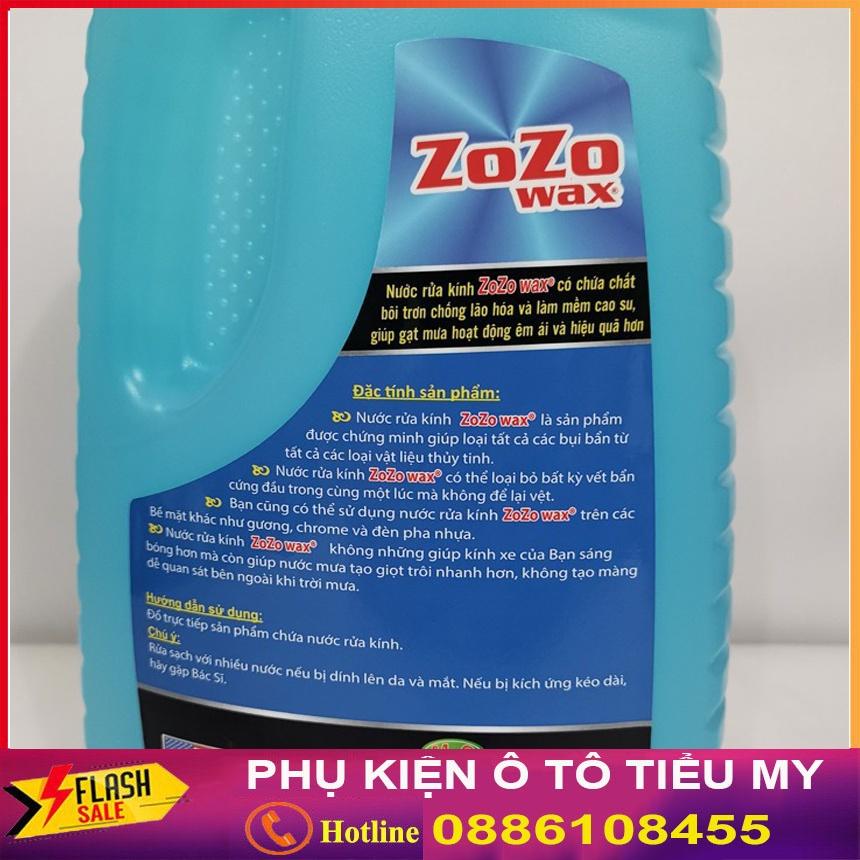 Nước Rửa Kính ZOZO USA Chai 2L, Nước Lau Kính Ô, Không Gây Ố Vàng Kính, Hàng Chuẩn Thương Hiệu Mỹ Chất Lượng Cao