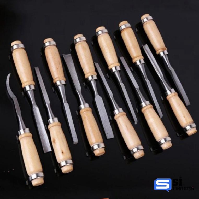 Bộ 12 mũi dao đục khắc gỗ mỹ nghệ