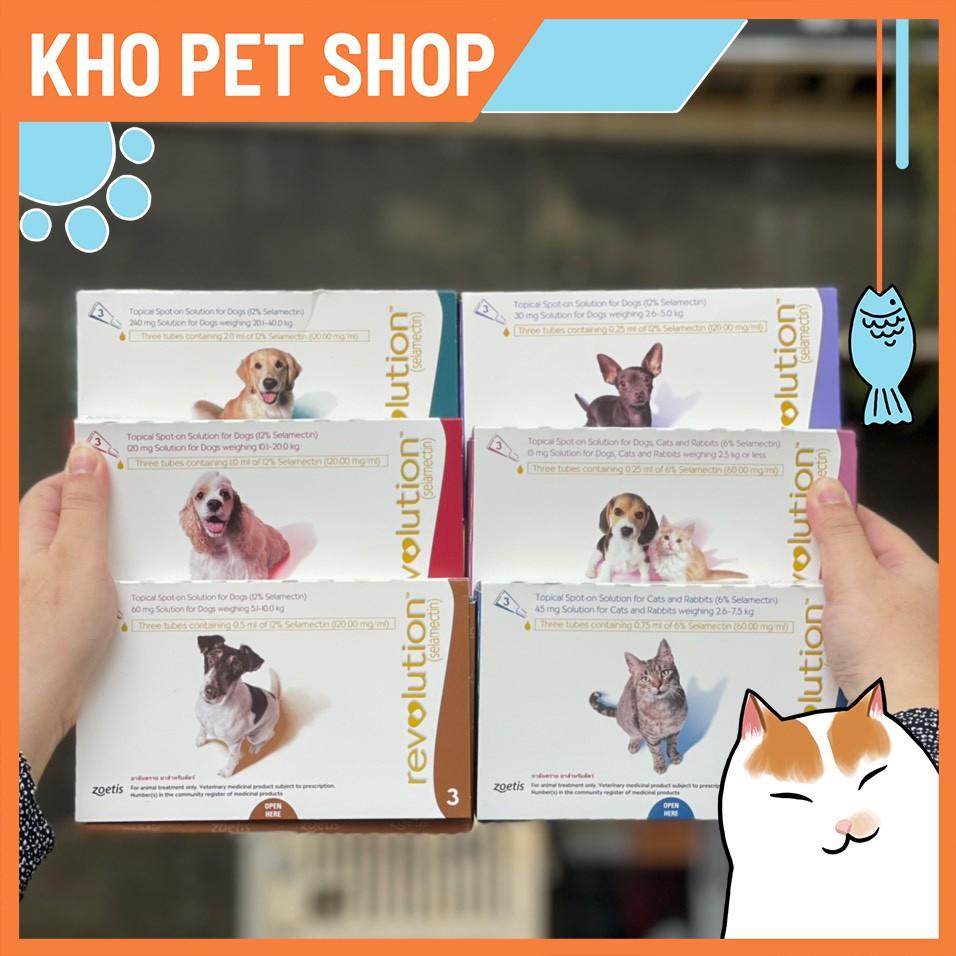 Nhỏ gáy loại trừ rận Revolution cho chó mèo
