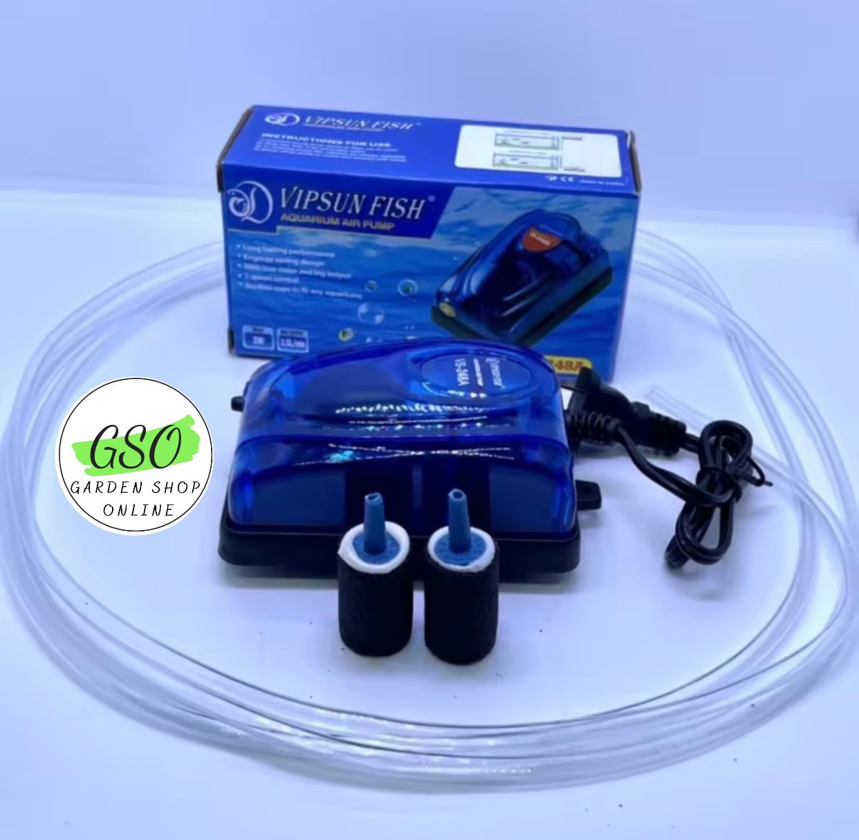 Máy sủi Oxi 1 vòi , 2 vòi VS-248 , VS-348 tặng dây oxy và sủi