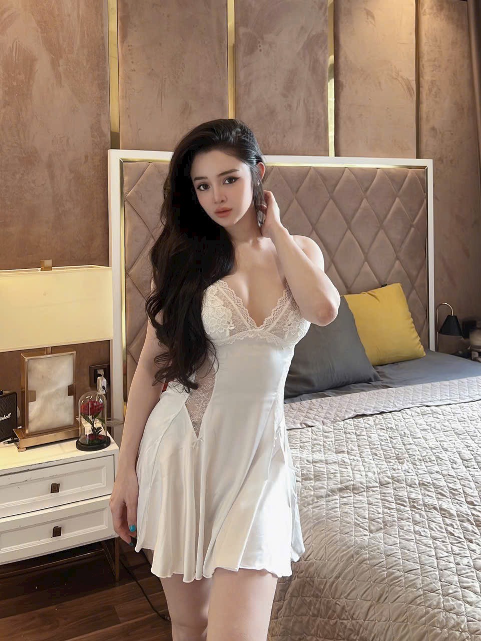 Đầm Ngủ Ren Quyến Rủ (Không kèm áo choàng) - B.Lingerie