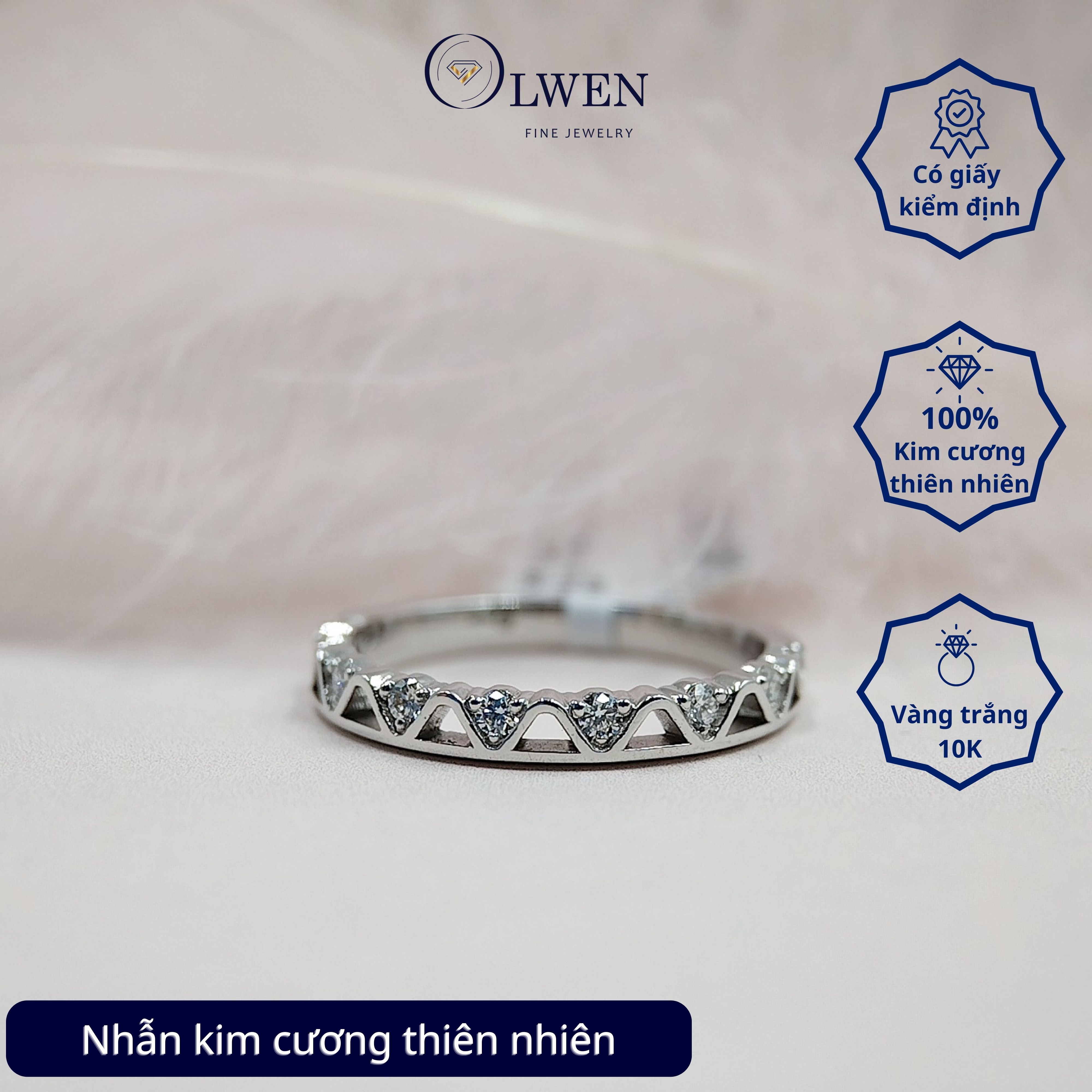 Nhẫn kim cương OW18