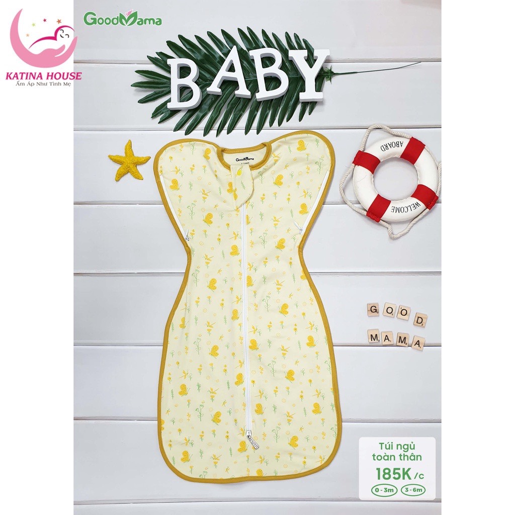 Túi ngủ, nhộng ngủ bé sơ sinh , vải mềm mại kháng khuẩn,giúp giữ ấm cơ thể bé và chống giật mình