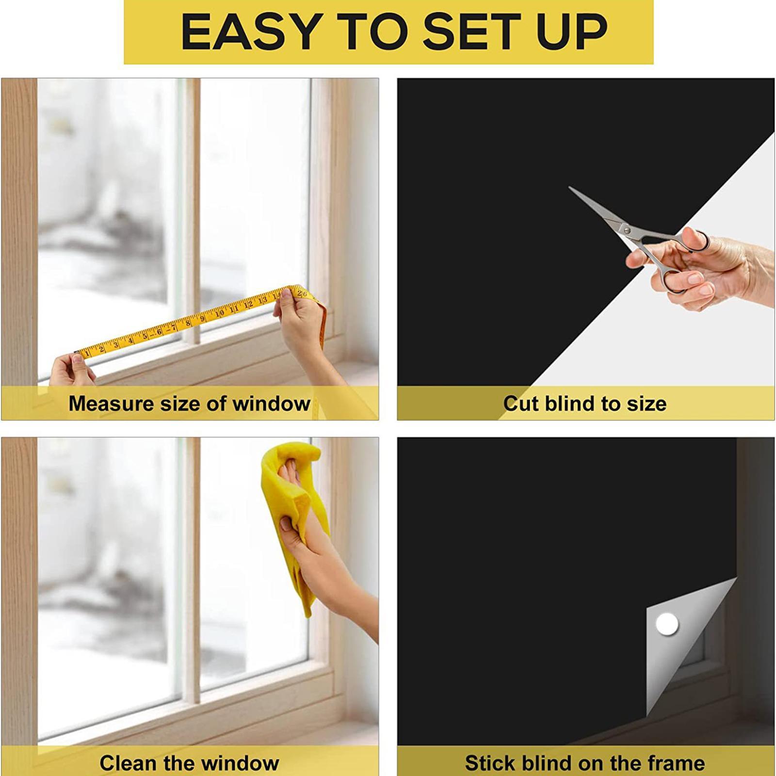 Shades Blackout  Curtain for Travel Use Window, Dorm Room