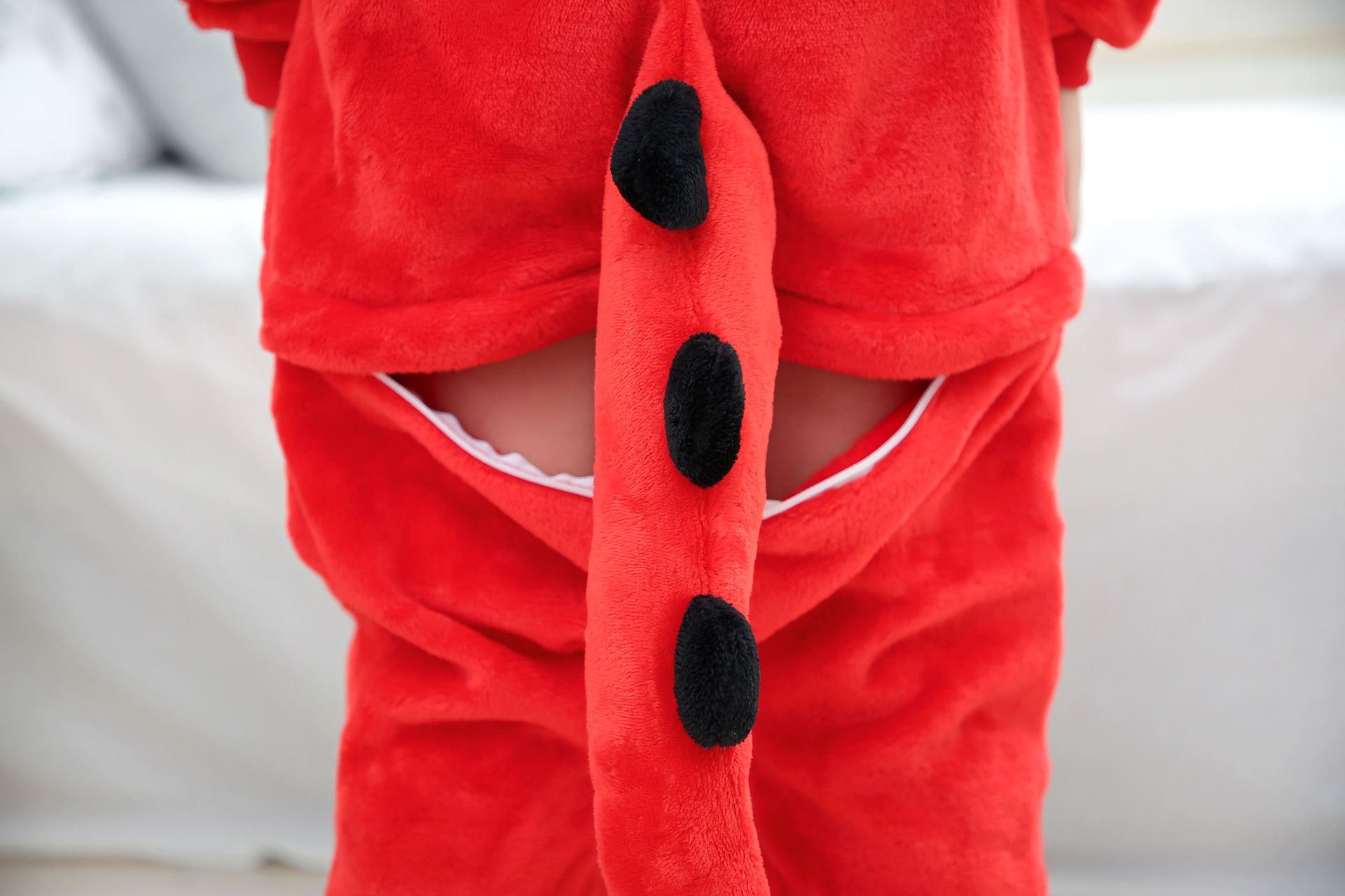 Bộ Đồ Cosplay Khủng Long Đỏ Dễ Thương Cho Bé