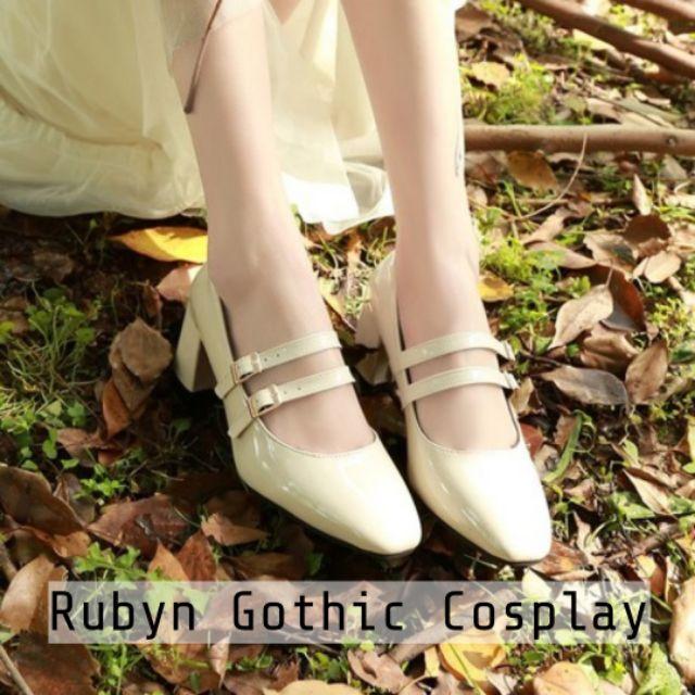 Giày Oxford tiểu thư nhẹ nhàng vintage, giày cosplay ( Size 35 - 39 ) 699