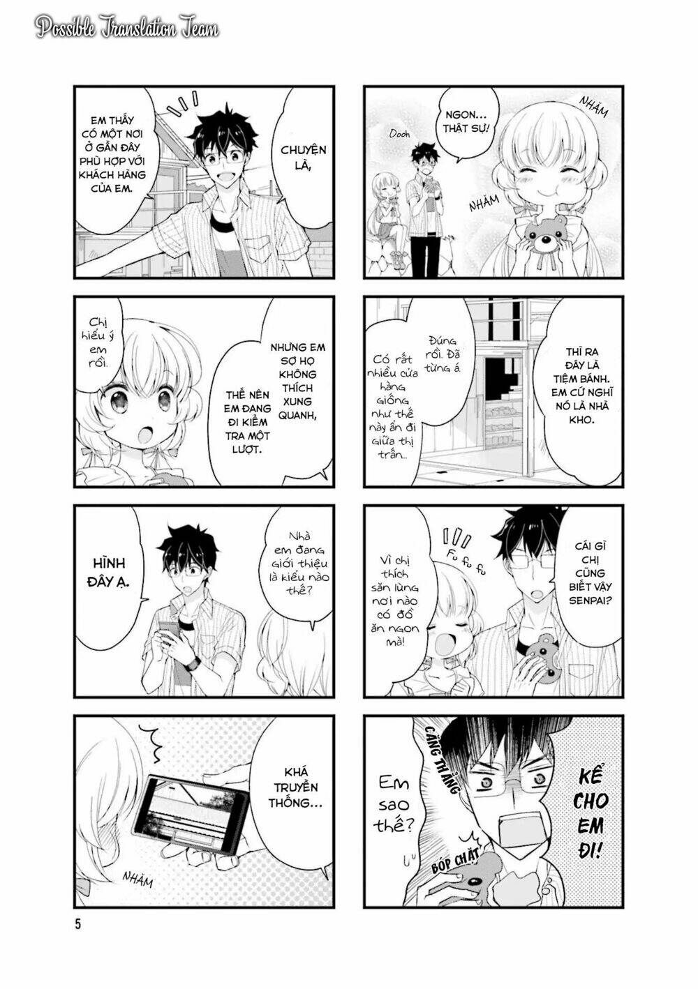 senpai nhỏ nhắn của tôi rất dễ thương chapter 16 5