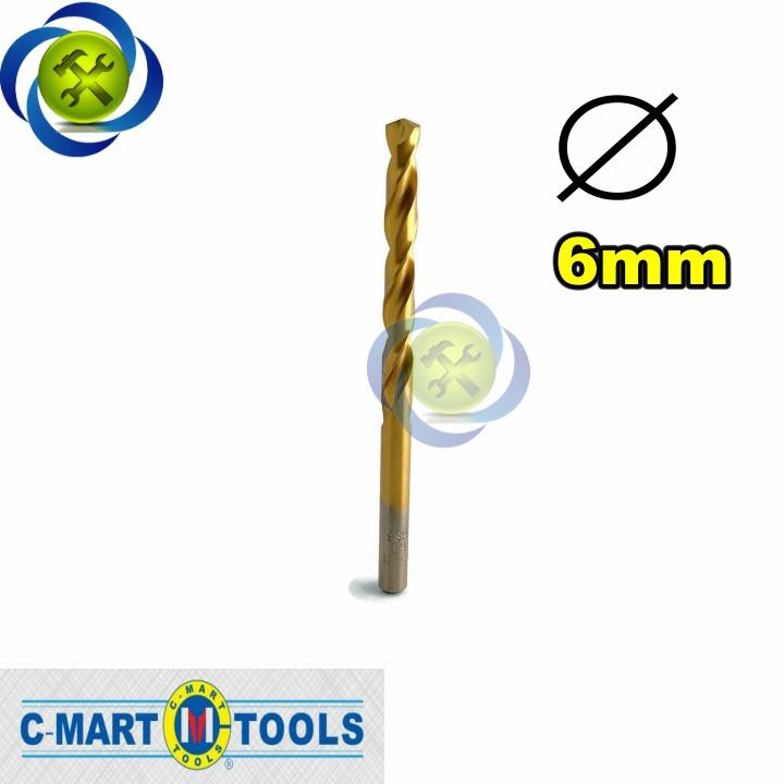 Mũi khoan sắt 6mm C-Mart A0100-6