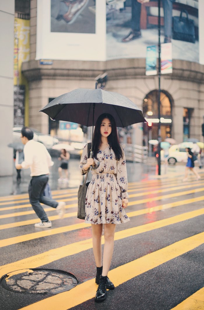 Đầm Hoa Xinh Dễ Thương Thời Trang Kiểu Hàn Quốc DV56