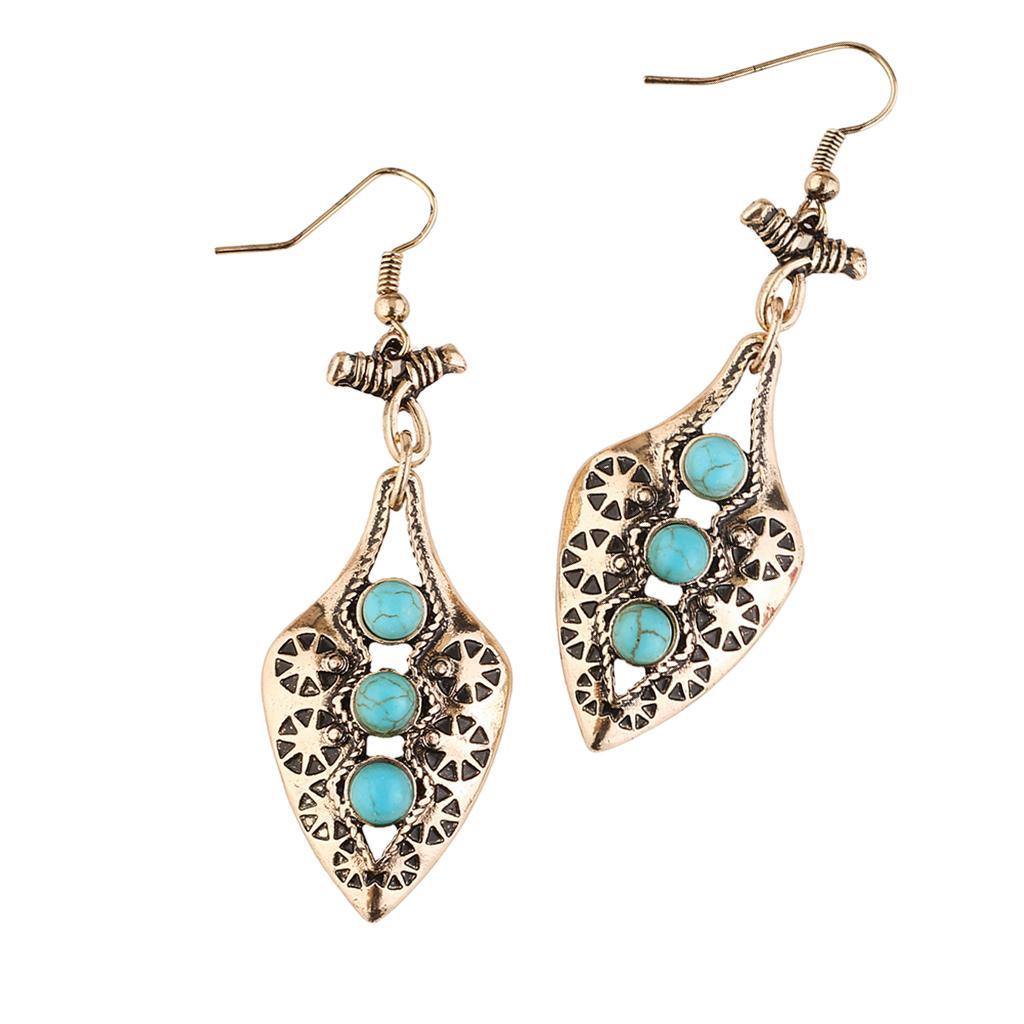 Vintage Charms Pendant Drop Earrings Women Dangle Earrings
