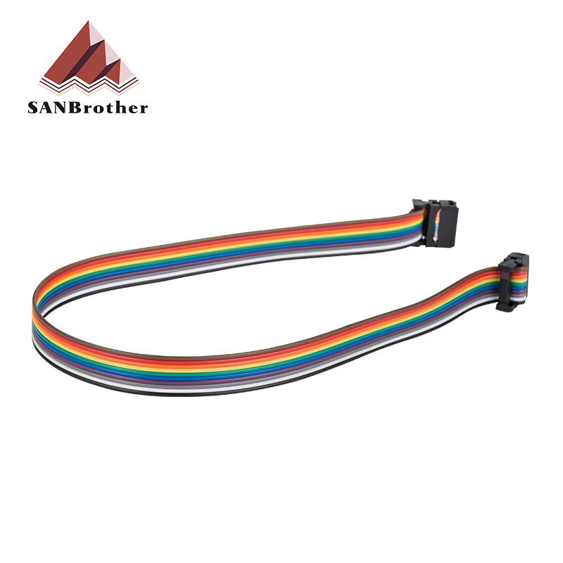 Cáp mở rộng màn hình máy in 3D 10 chân, cáp hiển thị Jumper Ribbon Ribbon linh hoạt cho sê-ri Ender-3/CR-10