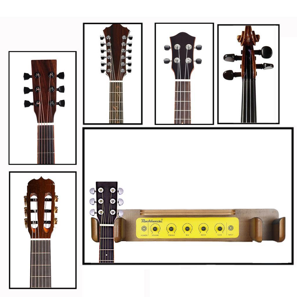 2 Guitar Hanger Wall Mount Guitar Stand for Musical Accessories
