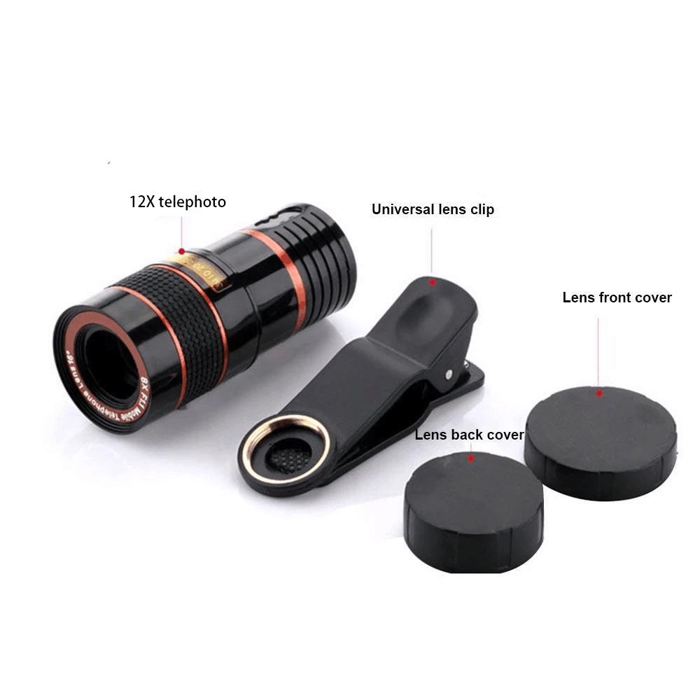 Ống Kính Phóng To 8X HD Không Vignetting Tám Lần Cho Điện Thoại Di Động