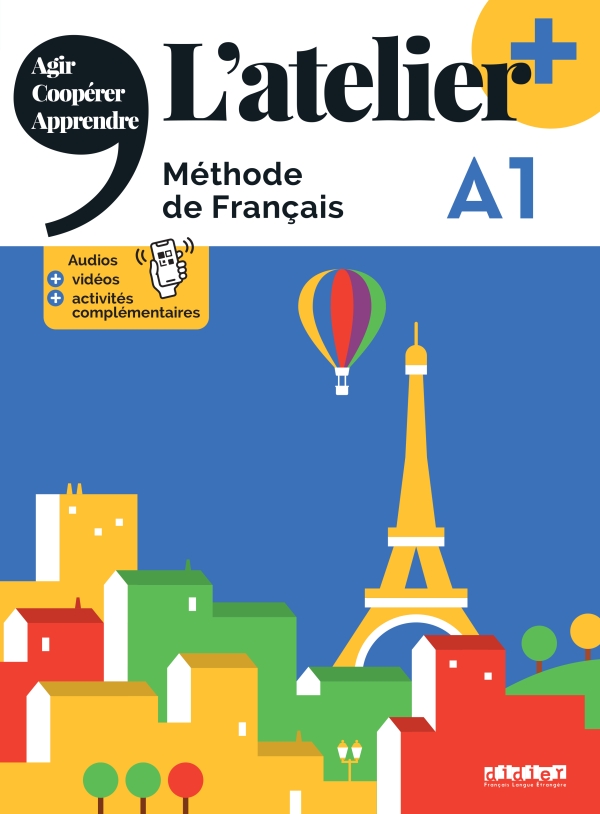 Sách học tiếng Pháp trình độ A1 L'ATELIER + A1 - LIVRE + DIDIERFLE.APP