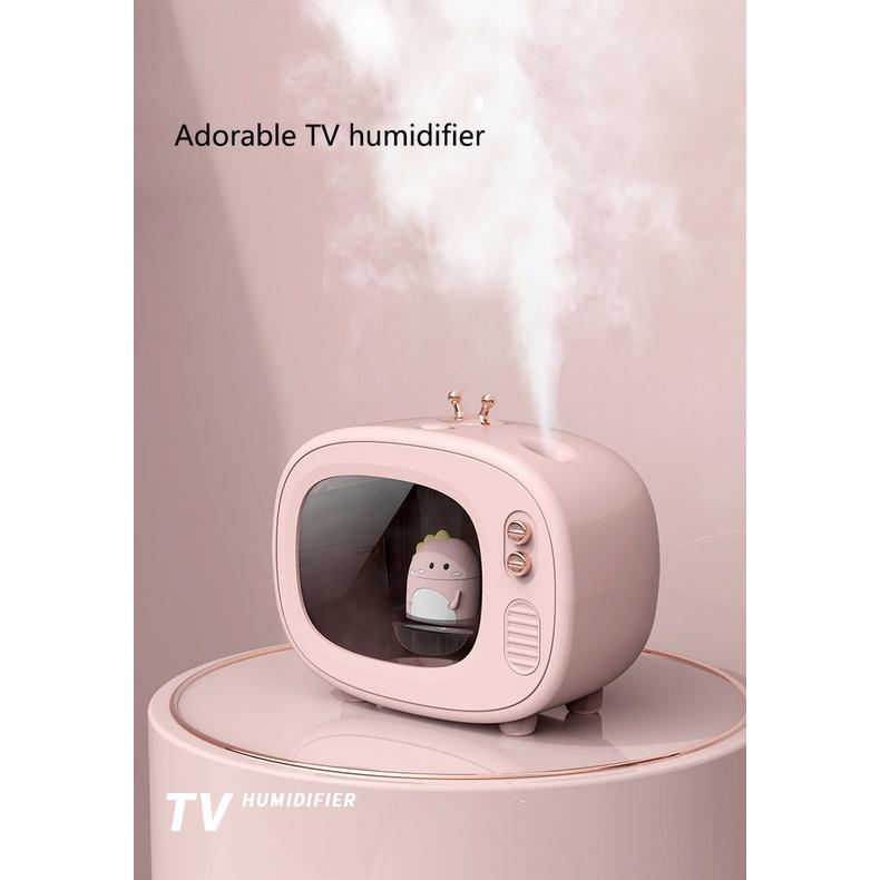 Máy phun sương tạo độ ẩm không khí hình dáng TV dễ thương 400ml