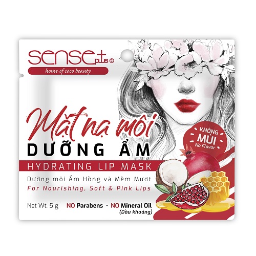 Mặt Nạ Môi Sense Plus Dưỡng Ẩm 5g