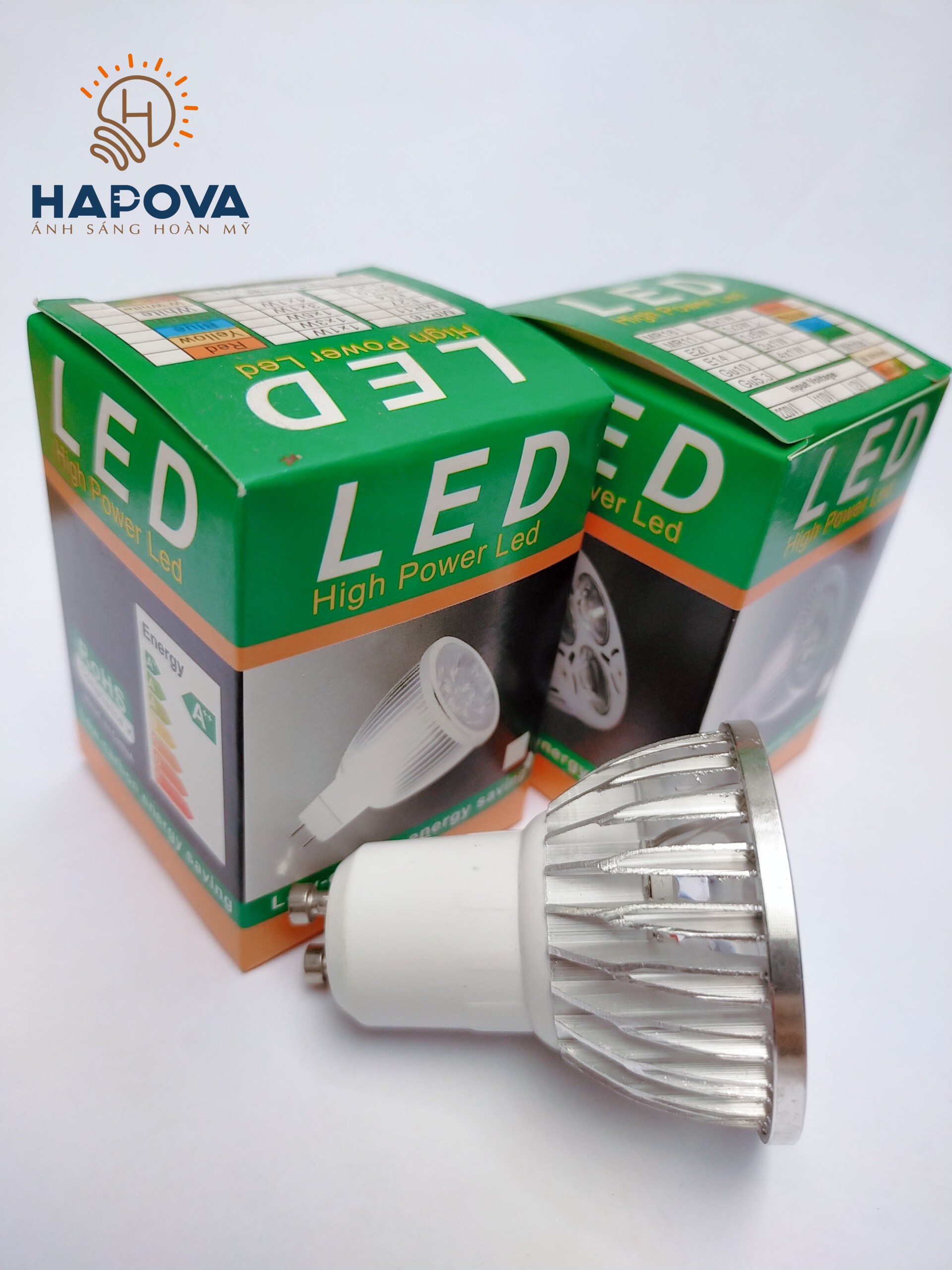 Bóng đèn led công suất HAPOVA RAWIN GU10