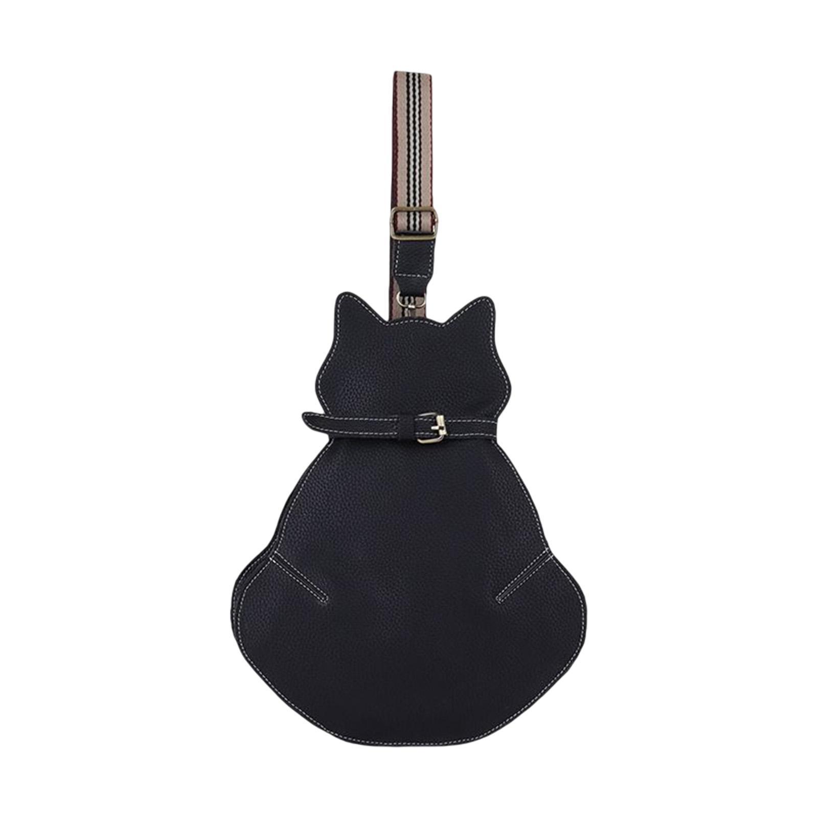 Bags Crossbody Multipurpose Lady Gift PU Leather for Gym travel Black