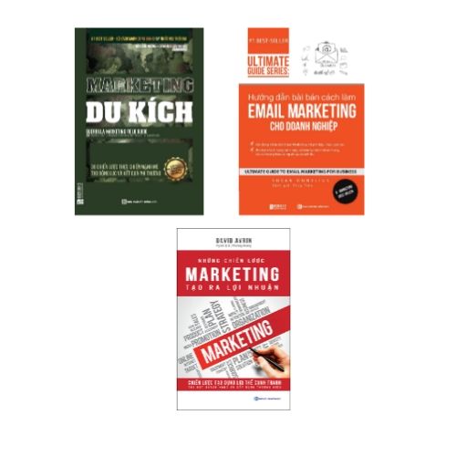 Combo sách: Hướng dẫn bài bản cách làm Email Marketing cho doanh nghiệp | Ultimate Guide Series + Marketing Du Kích - 30 Chiến Lược Thực Chiến Mạnh Mẽ Tạo Động Lực Và Kết Quả Phi Thường + Những Chiến Lược Marketing Tạo Ra Lợi Nhuận