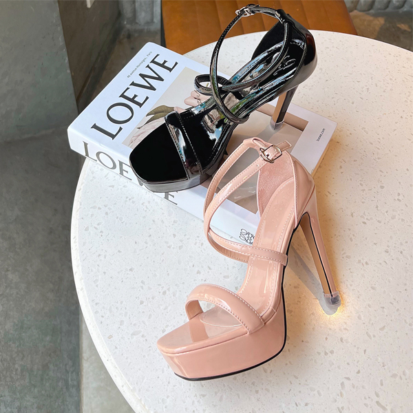 Giày Sandal Cao Gót 12 cm Quai Mảnh Thời Trang Mặc Áo Dài. Đầm Dạ Hội, Quần Ống Rộng Culottes