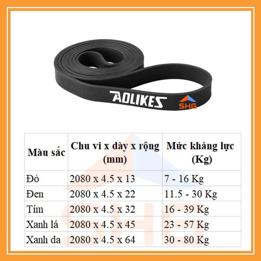 DÂY KHÁNG LỰC TẬP MÔNG TẬP GYM YOGA AOLIKES 2080 MM, HÀNG CAO CẤP