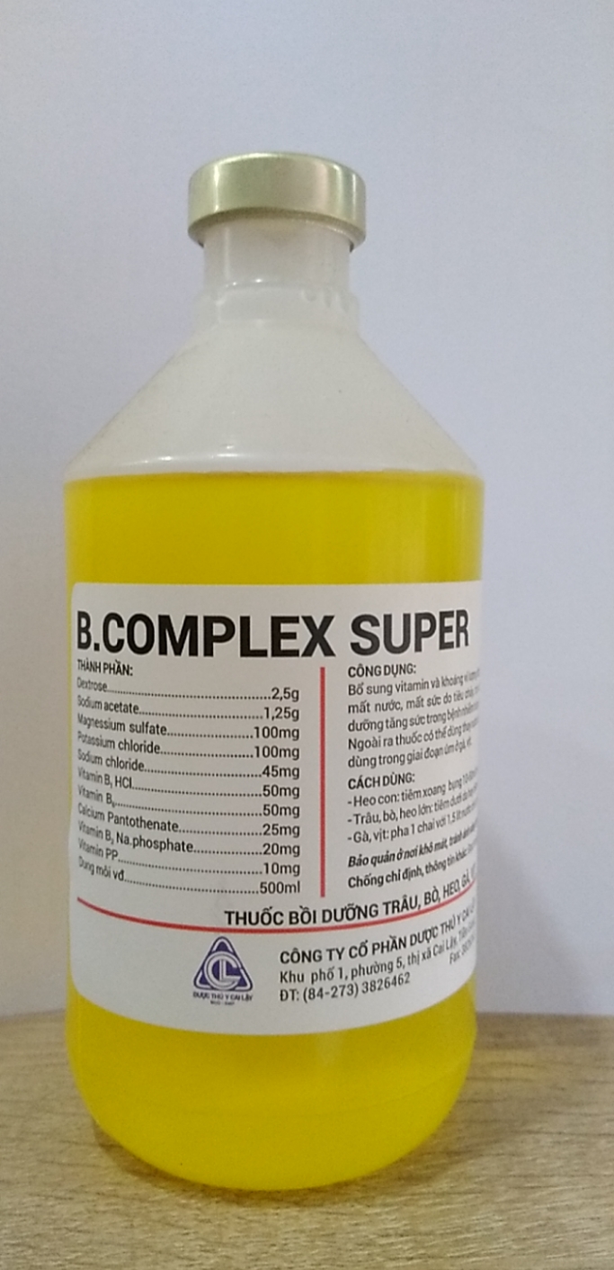 Thuốc dung dịch tiêm B.COMPLEX SUPER