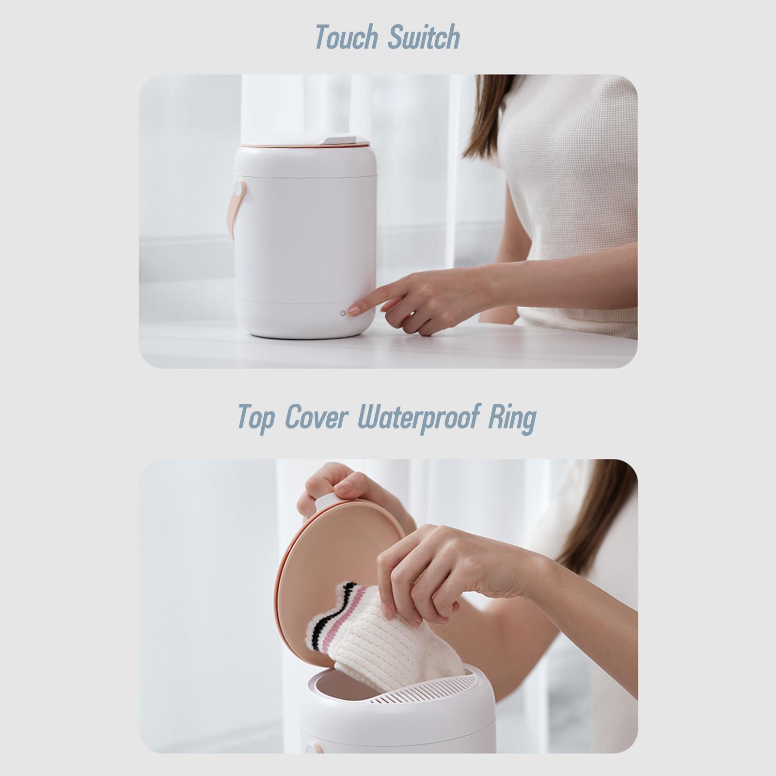 Máy Giặt Vớ Mini Có Tay Cầm Giặt Hai Chiều Phân Biệt Quần Áo Trẻ Em