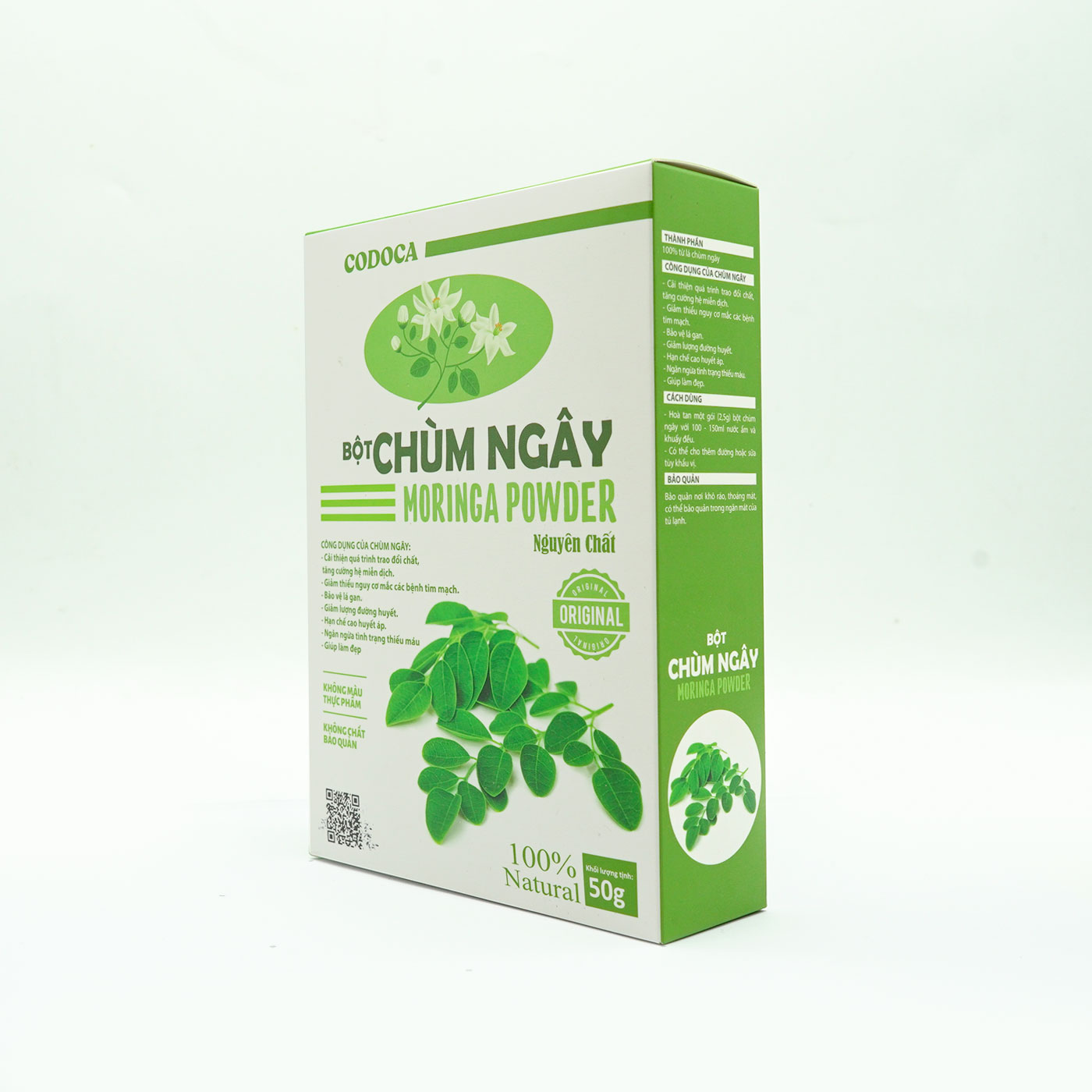 Bột Chùm ngây Codoca nguyên chất sấy lạnh (50g)