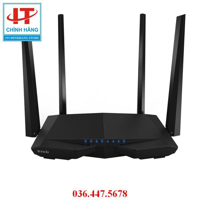 Router Wifi Băng Tầng Kép AC1200 Tenda AC6 - Hàng Chính Hãng