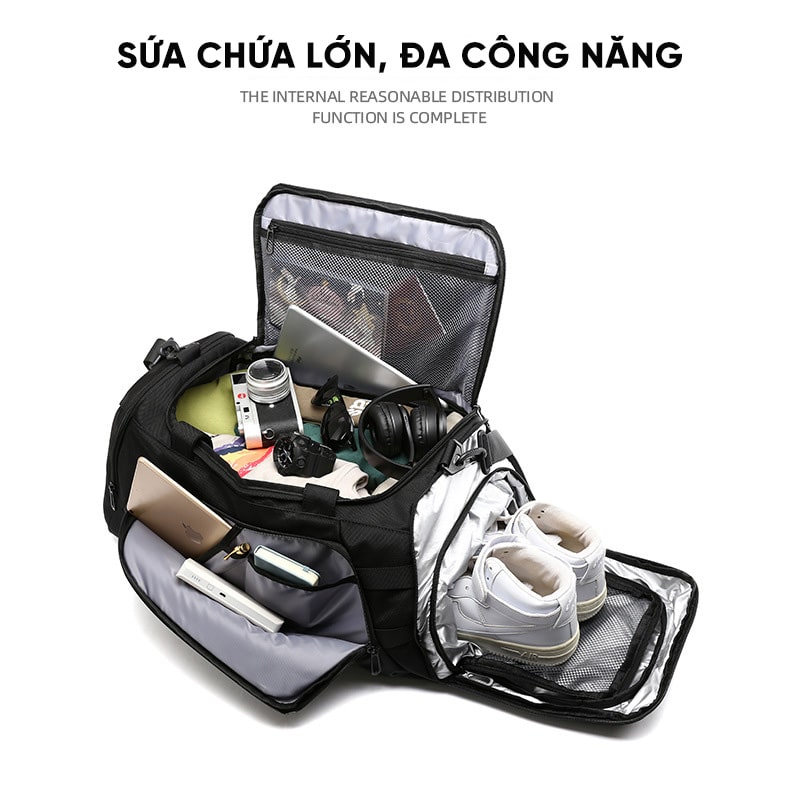 Túi du lịch đa năng size lớn GB-DL04, chất liệu cao cấp chống nước, nhiều ngăn dễ dàng sử dụng, tiện lợi