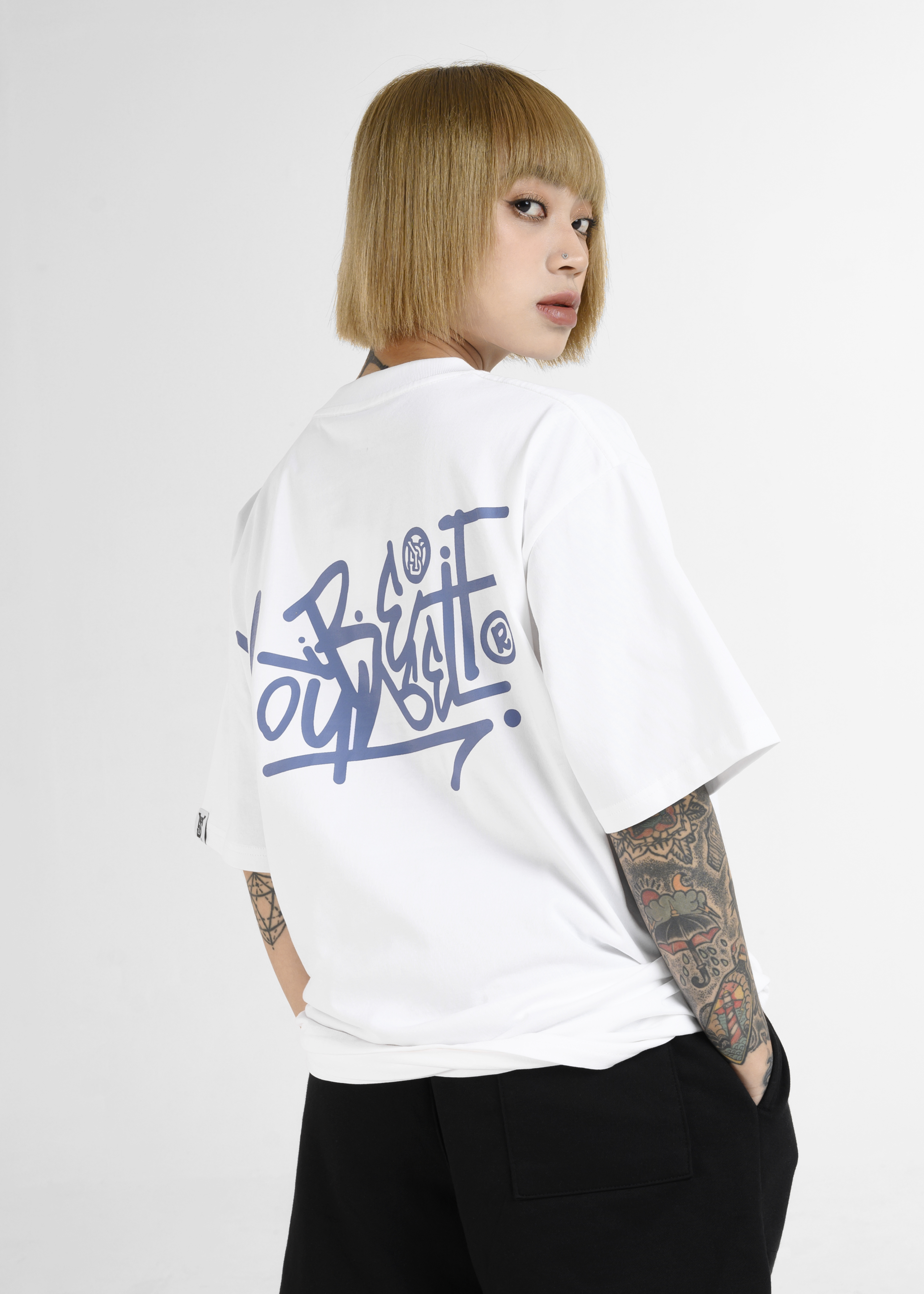 Áo thun unisex Local Brand BYS - TSHIRT GRAFFITY