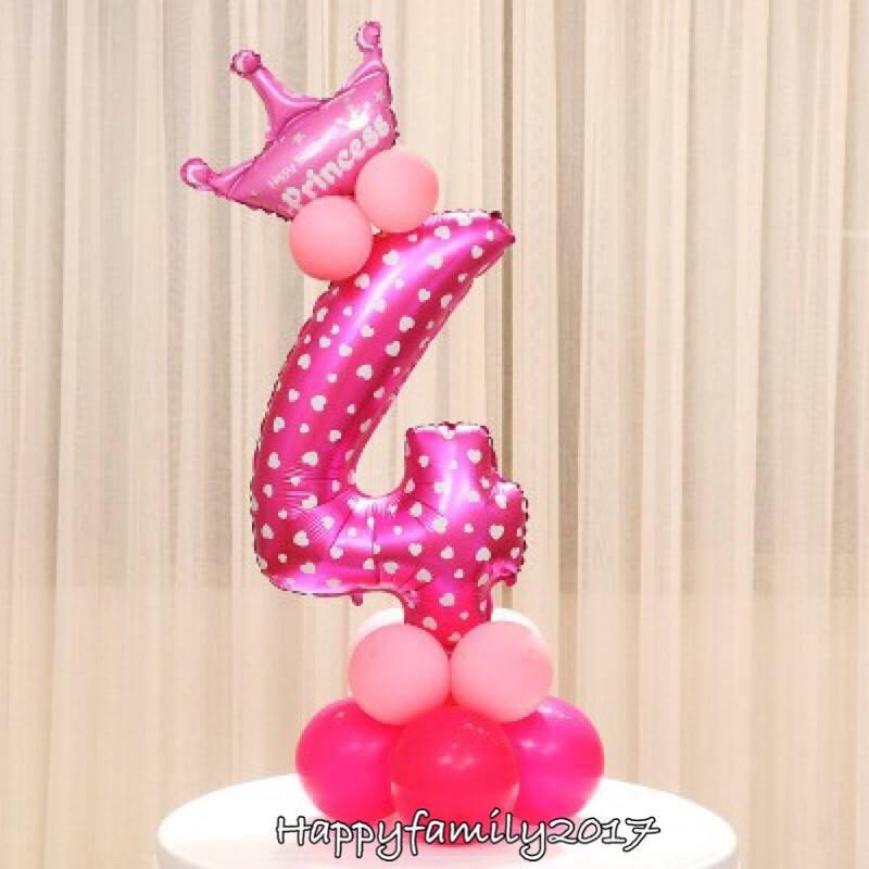 SET BONG BÓNG TRANG TRÍ SỐ CHẤM BI