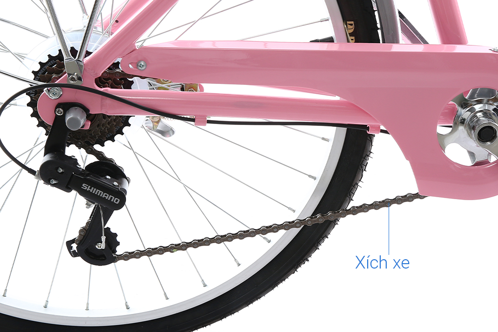 Xe đạp đường phố cổ điển City Phoenix YUMO 26 inch - Hàng chính hãng