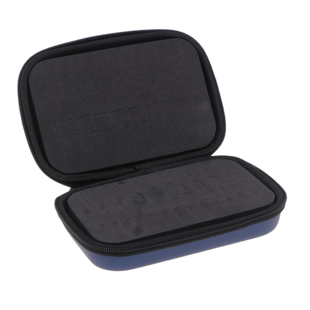 Fishing Spoon Lure Bag Storage Fishing Lure Case Pouch Metal Lure Bag Blue