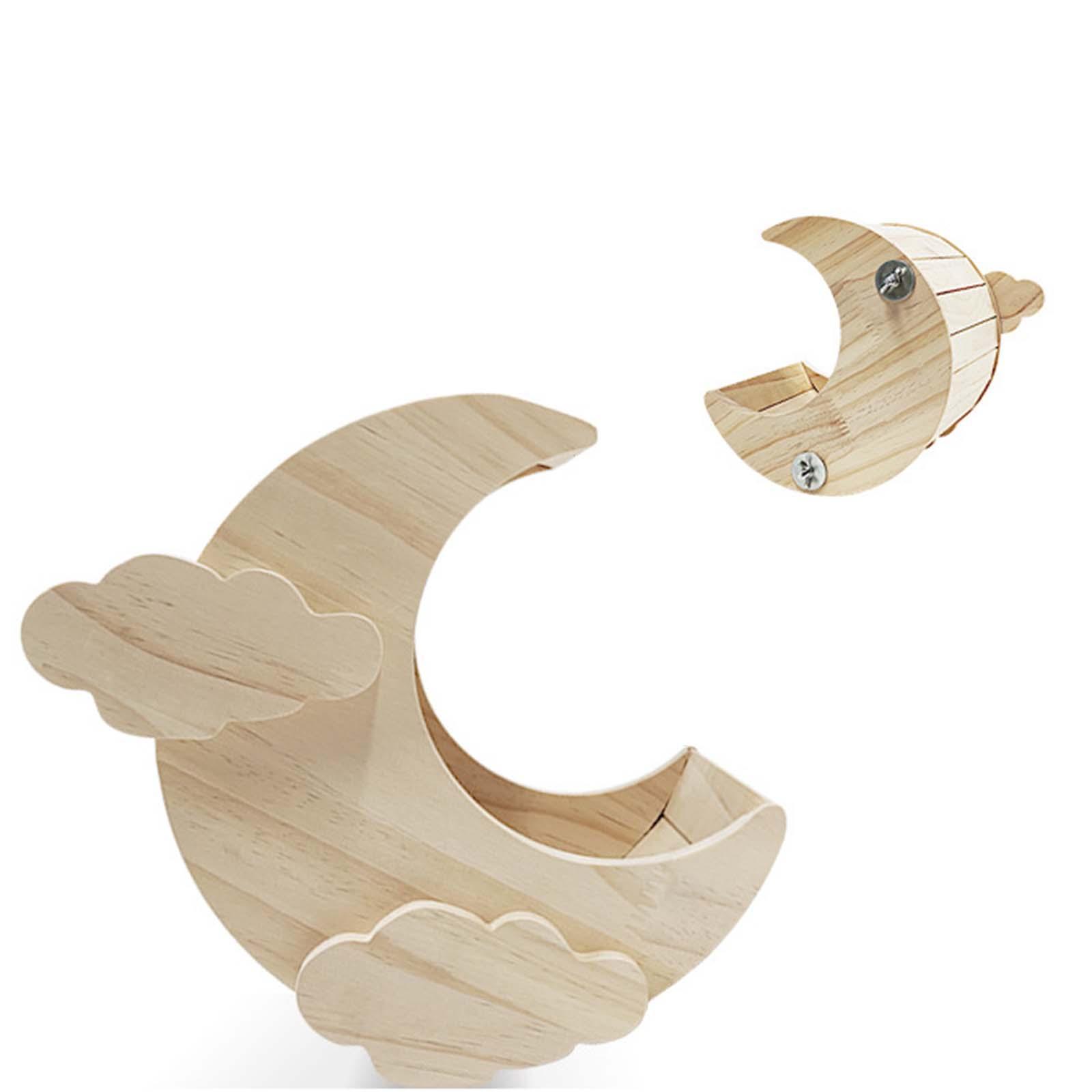 Hamster House Hut Wooden Rabbit Castle for Rat Small Animals Hamsters