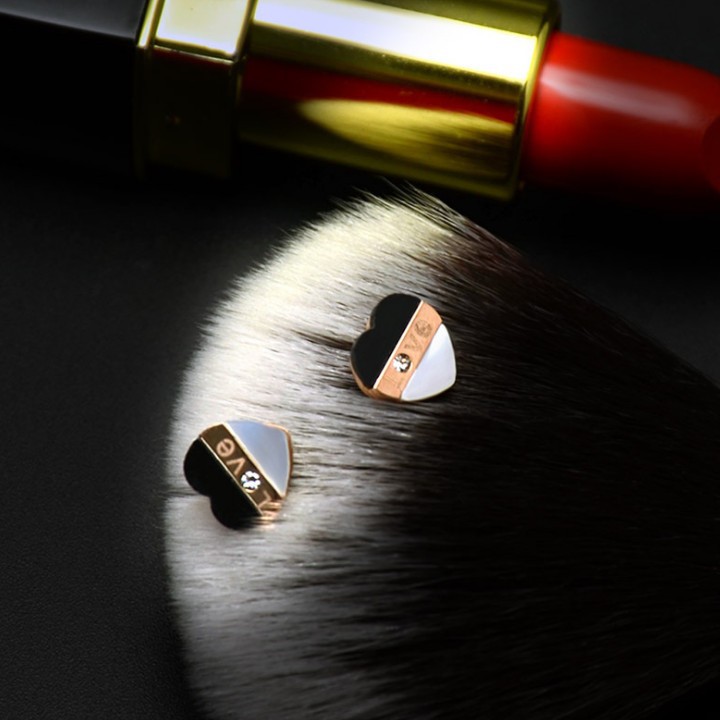 Bông Tai Trái Tim Love Titan Không Gỉ TT 1888