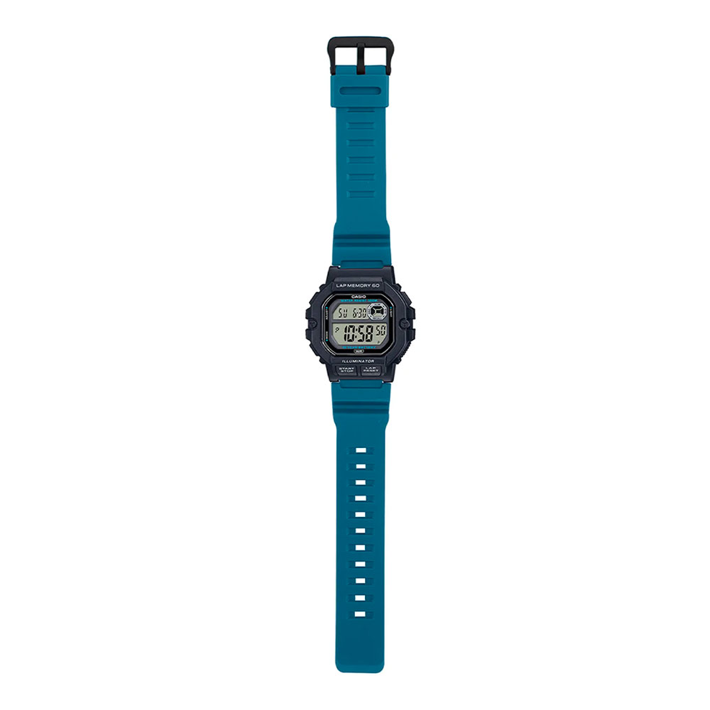 Casio WS-1400H-3AVDF – Nam – Kính nhựa – Quartz – Dây Cao Su – Mặt Số 44.5mm