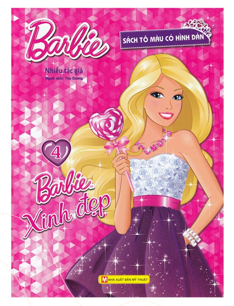Bộ Tô Màu Barbie Xinh Đẹp - Bản Quyền