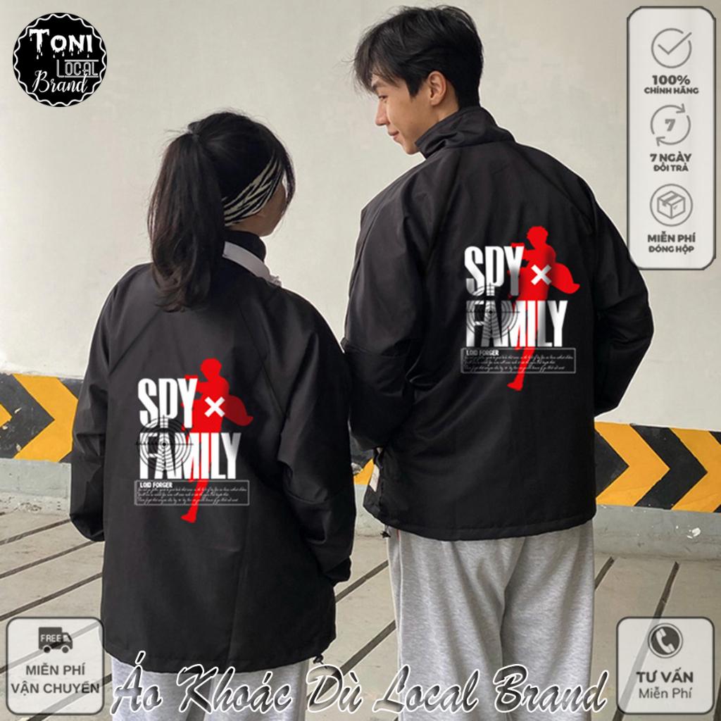 Áo Khoác Dù Local Brand SPY FAMILY Jacket Mero 2 lớp dày form rộng Unisex cổ bẻ