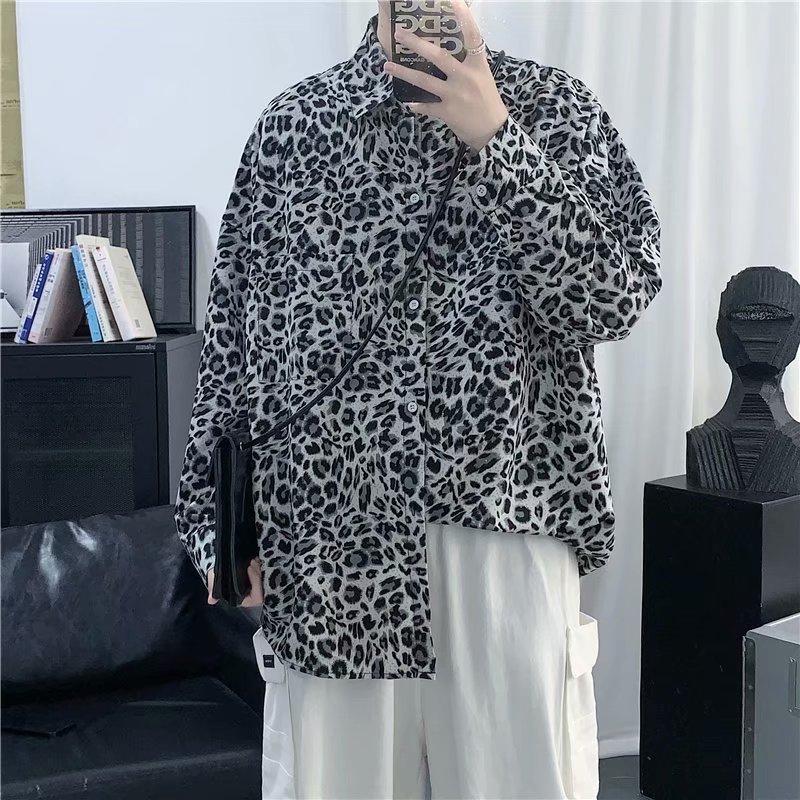 Áo Sơ Mi Nam Dài Tay Thời Trang Hàn 2021 Cỡ M-2Xl