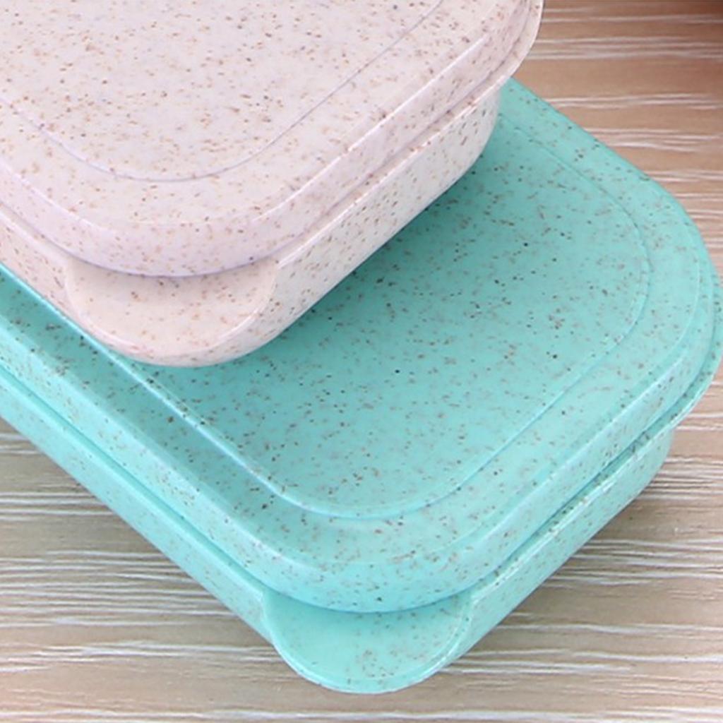 2 Pieces Portable Travel Tableware Storage Boxes for Flatware